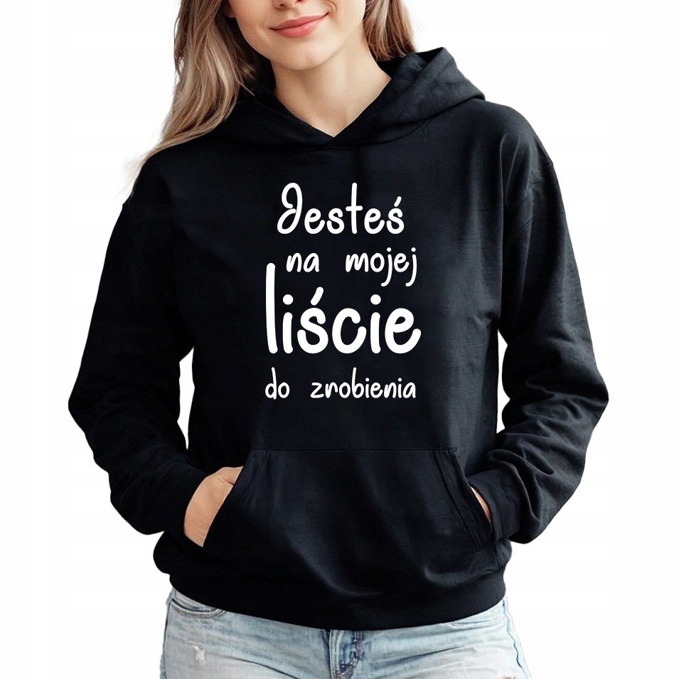 Mikina Černá Dárek Jsi Na Seznamu Výroby XXL