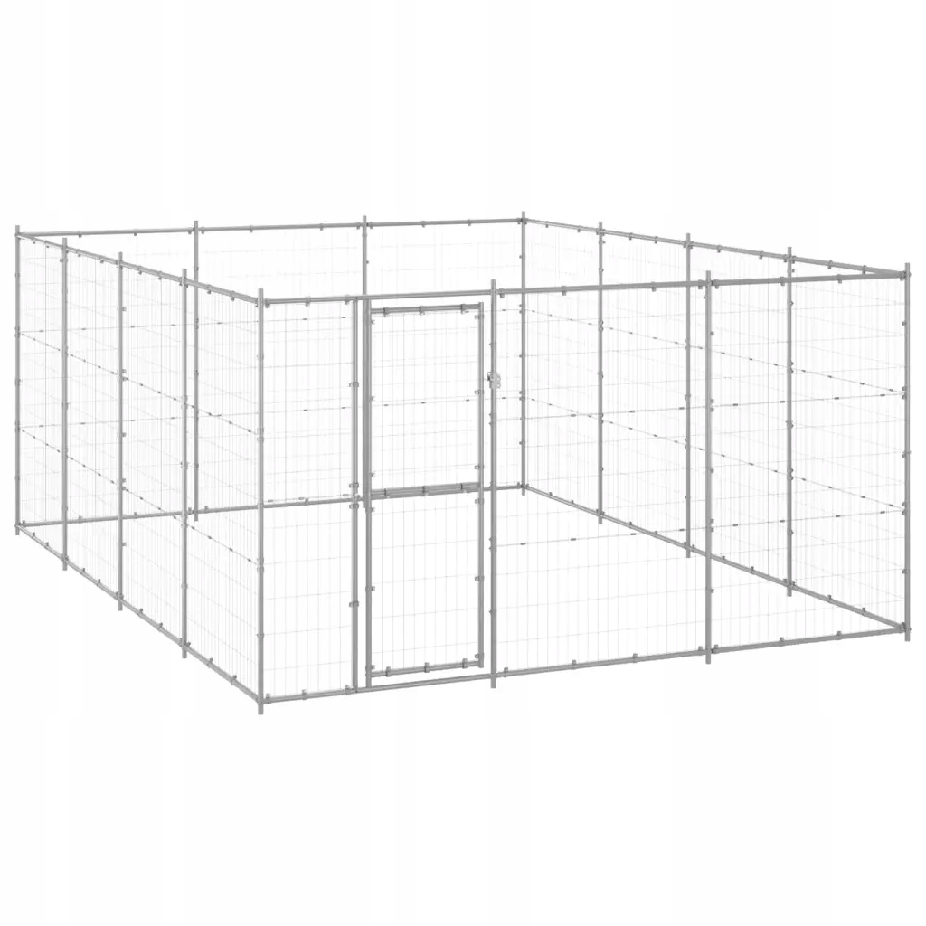 Levně Kotec pro psa, ocel, 14,52 m²