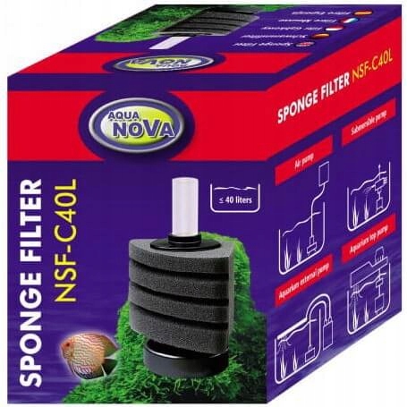 

Aqua Nova NSF-C40L filtr gąbkowy narożny