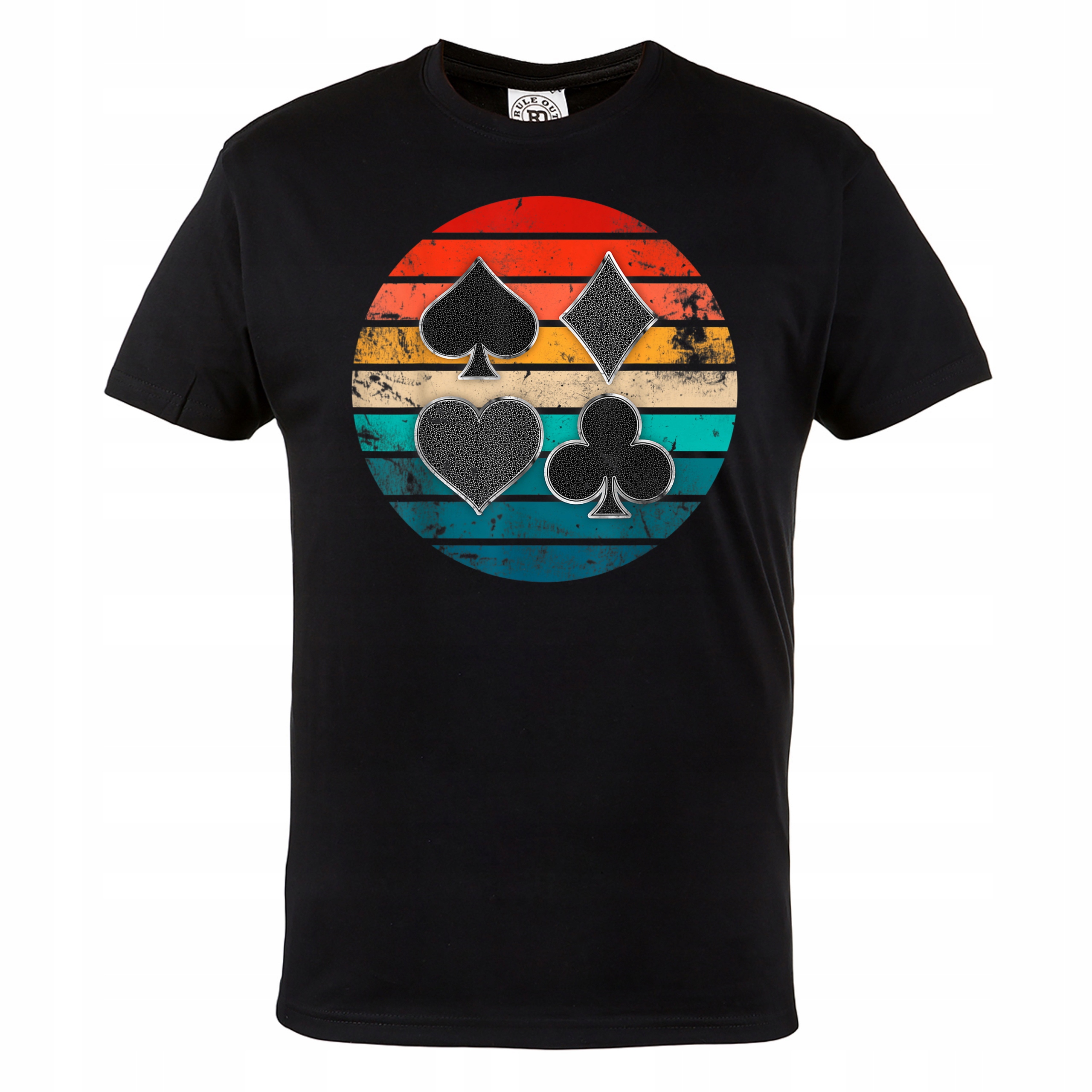 

Męska Koszulka Poker Texas Holdem Vintage Retro