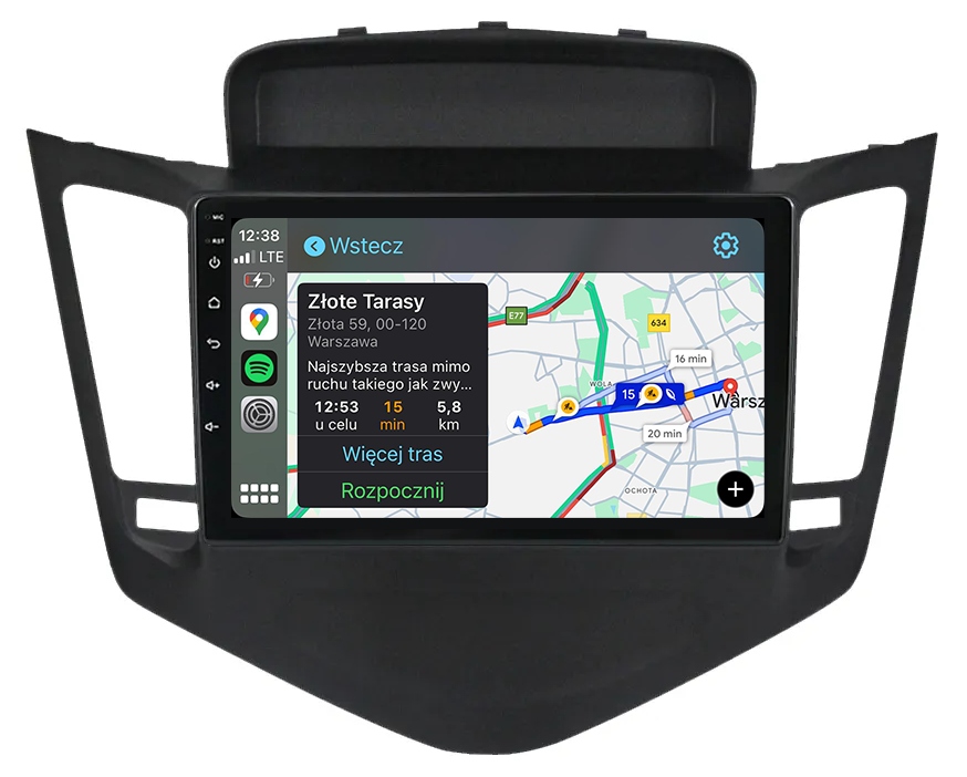 Chevrolet Cruze Rádio Navigace Android Apple Carplay Duduauto