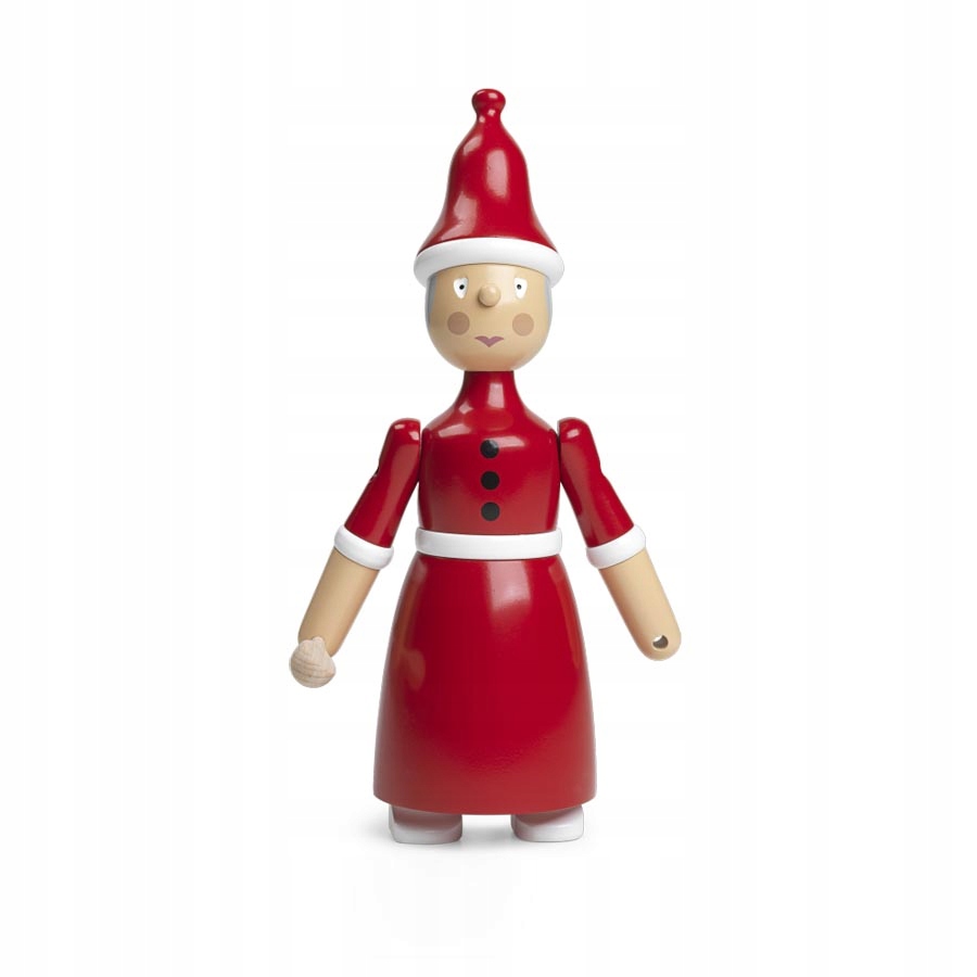 Figurka, drevená hračka Pani Santa Claus Kay Bojesen
