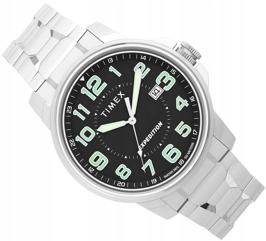 Čitelné Pánské Hodinky Timex TW4B31300 Data Luma Na Natahovacím Náramku