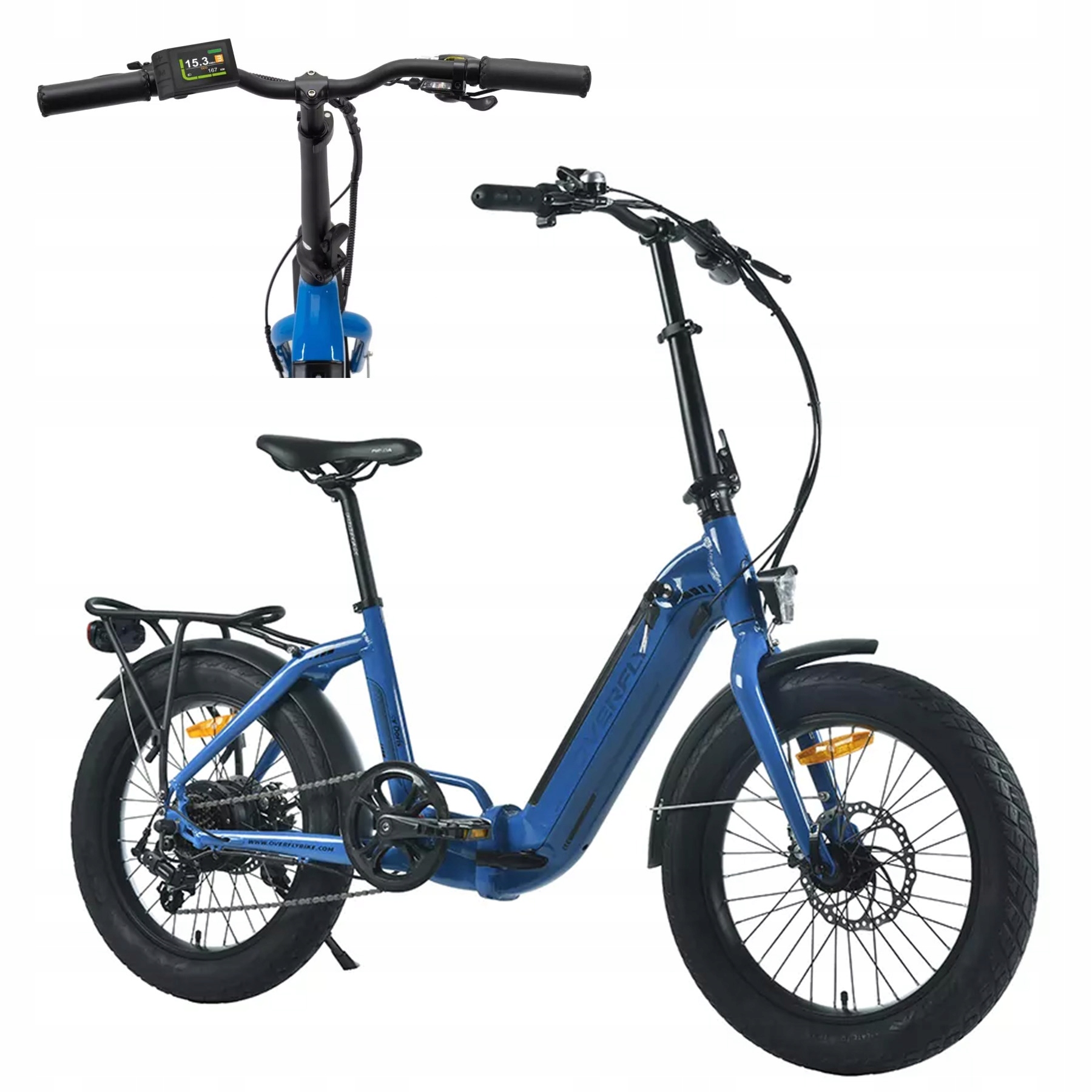Overfly Doris Rower Elektryczny Składany 36V Samsung 14AH Miejski E-bike