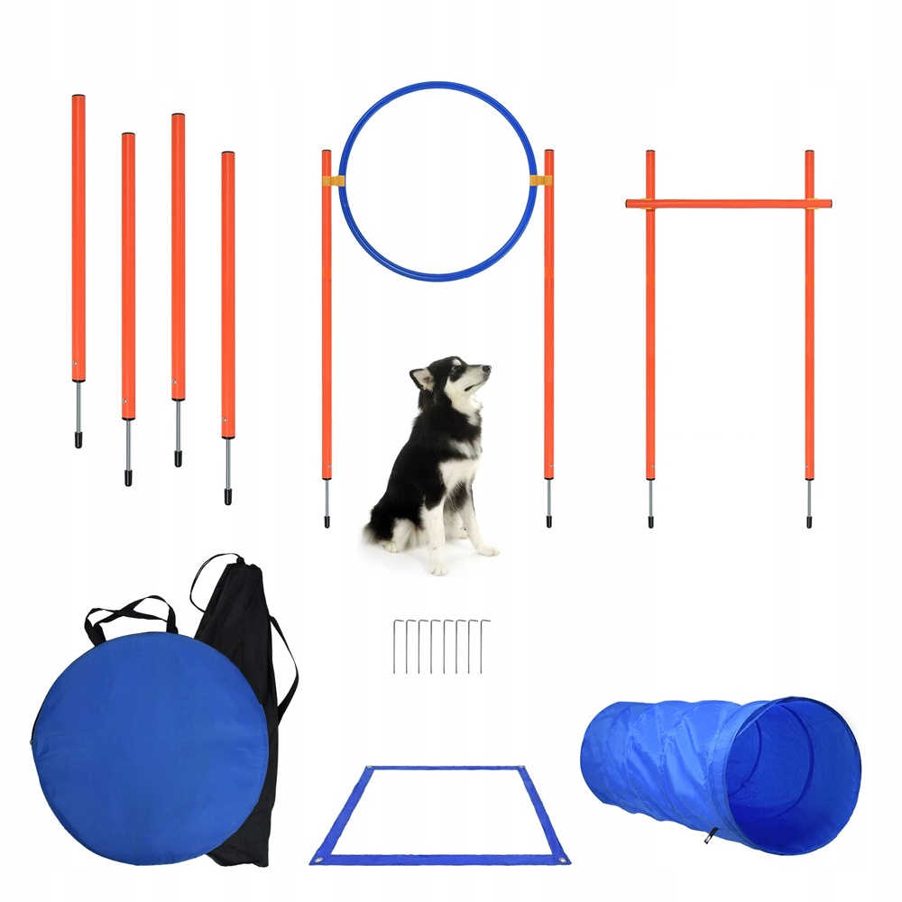 Sada na agility pro psy Sada plotů pro výcvik psů Překážková dráha Tun