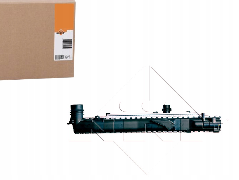 Chladič Bmw E46 316-330 Nrf Asistent Kolize #34