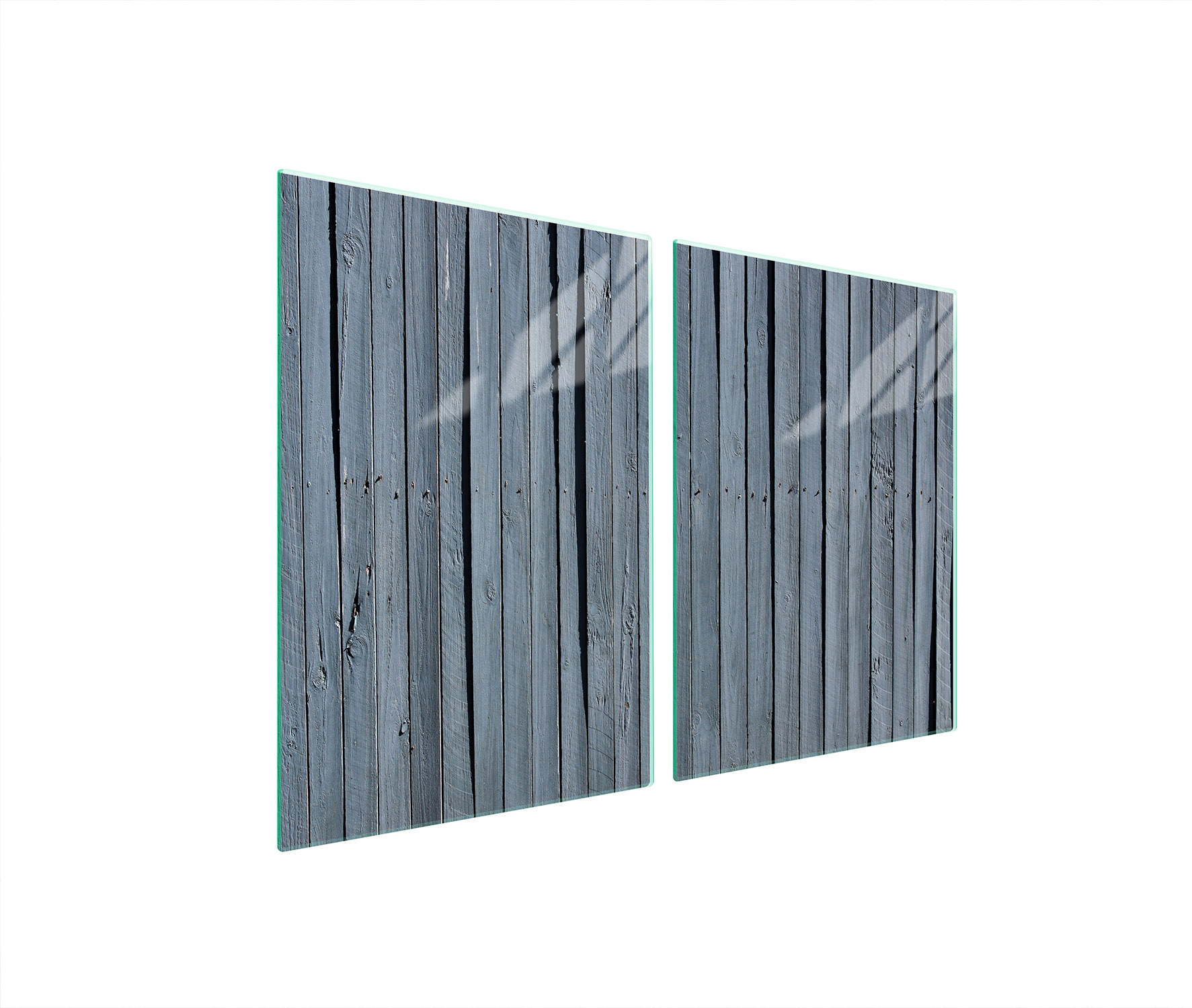 Ochranná Skleněná Deska Do Kuchyně 2x45x52 Dřevo Tvrzené Sklo