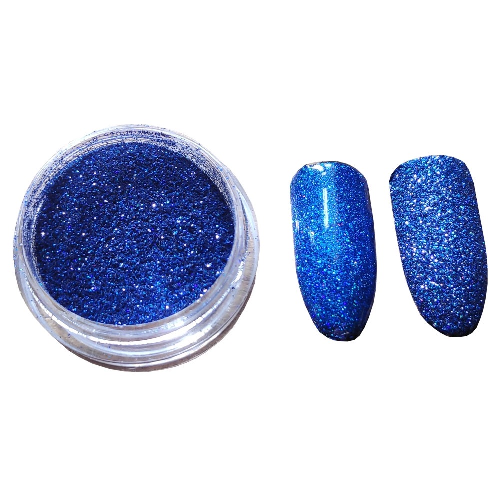 

Pyłek duo brokat do zdobienia paznokci Cornflower