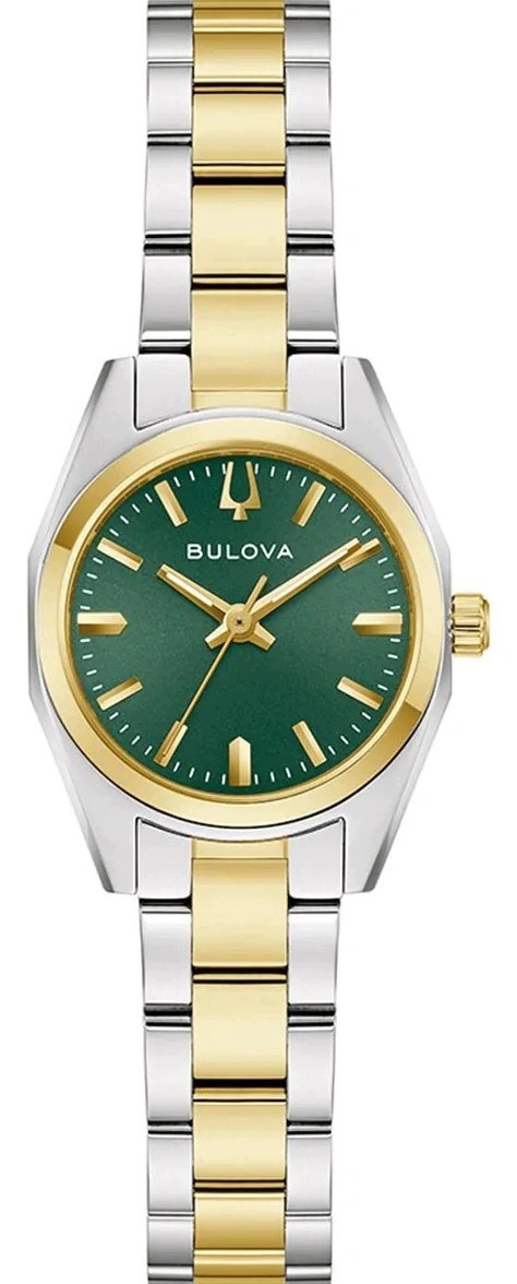 Damski Zegarek Bulova 98L329 Surveyor Srebrno-złoty Na Bransolecie