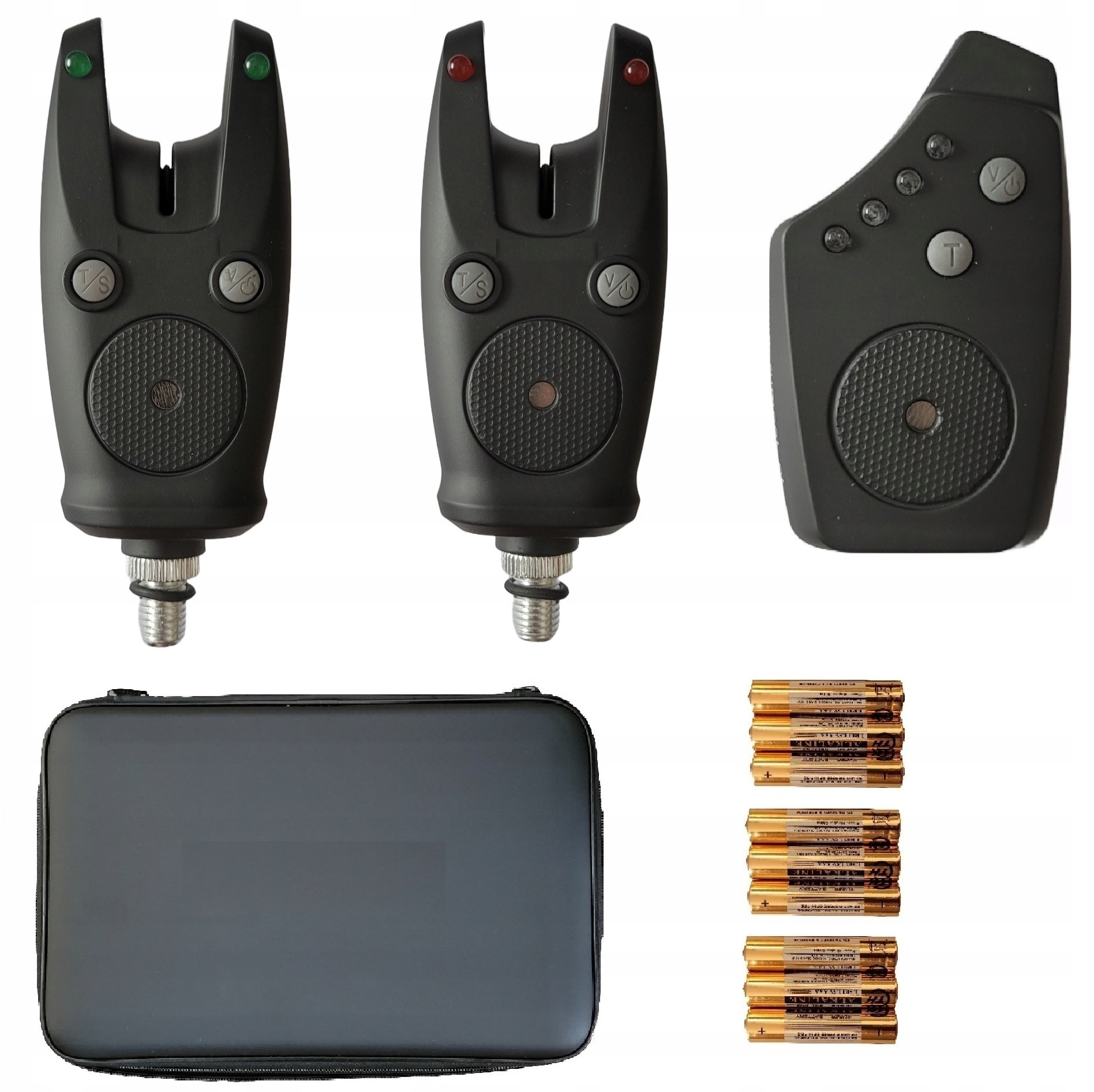 Zestaw 2x Sygnalizator Brań Centralka Czujnik brań