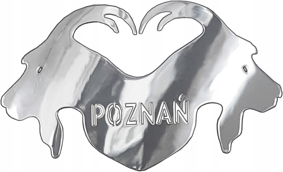 POZNAŃ NAKLEJKA NA SAMOCHÓD NIKLOWANA