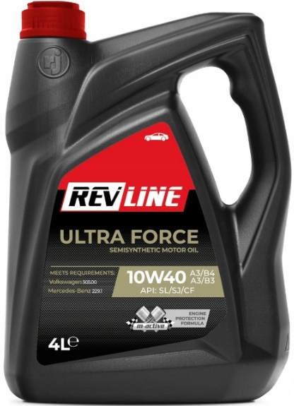 

Revline Ultra Force 10W40 Semisynthetic op. 4l