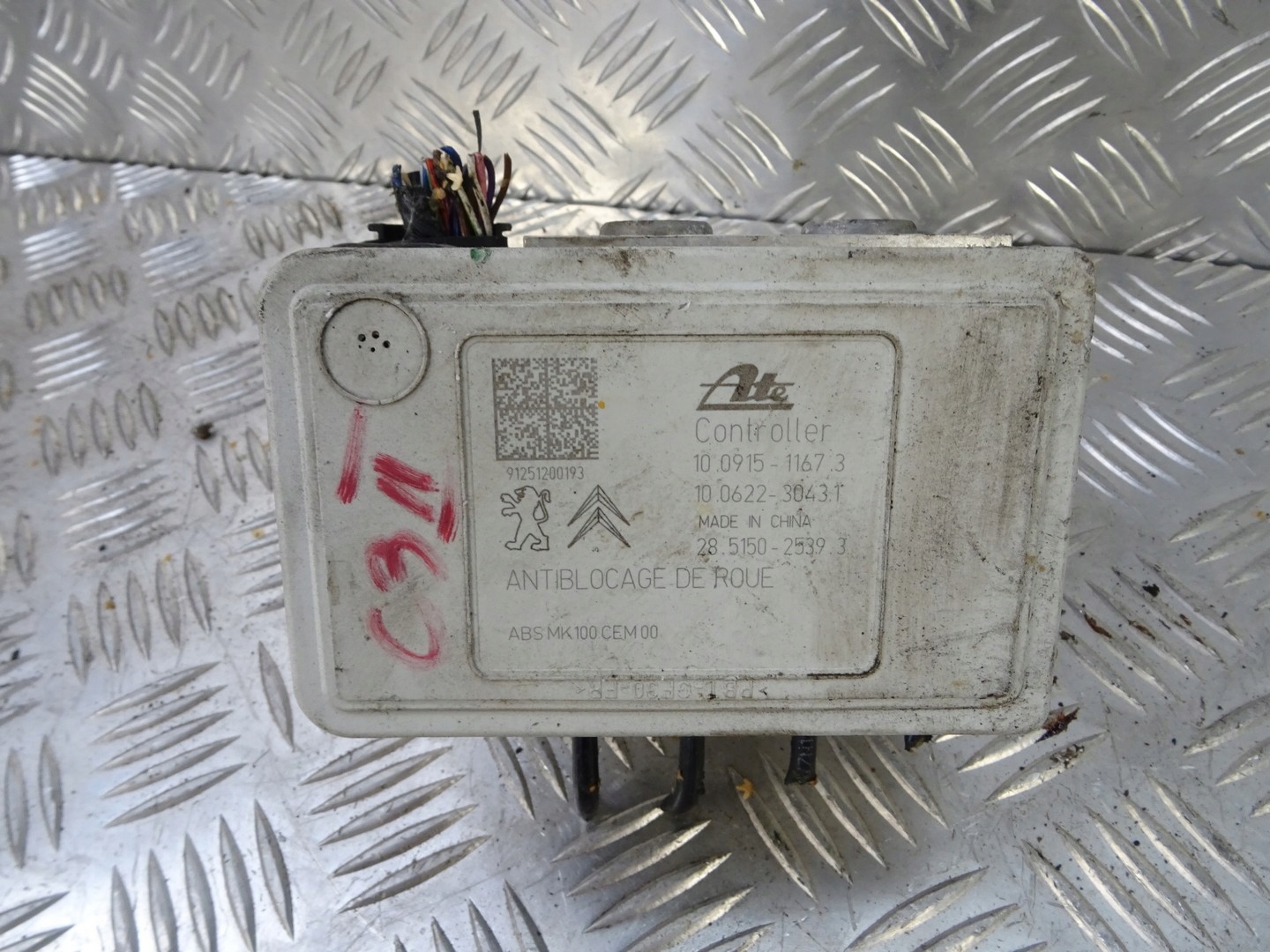 CITROEN C3 II Servofreno ABS 9802460680