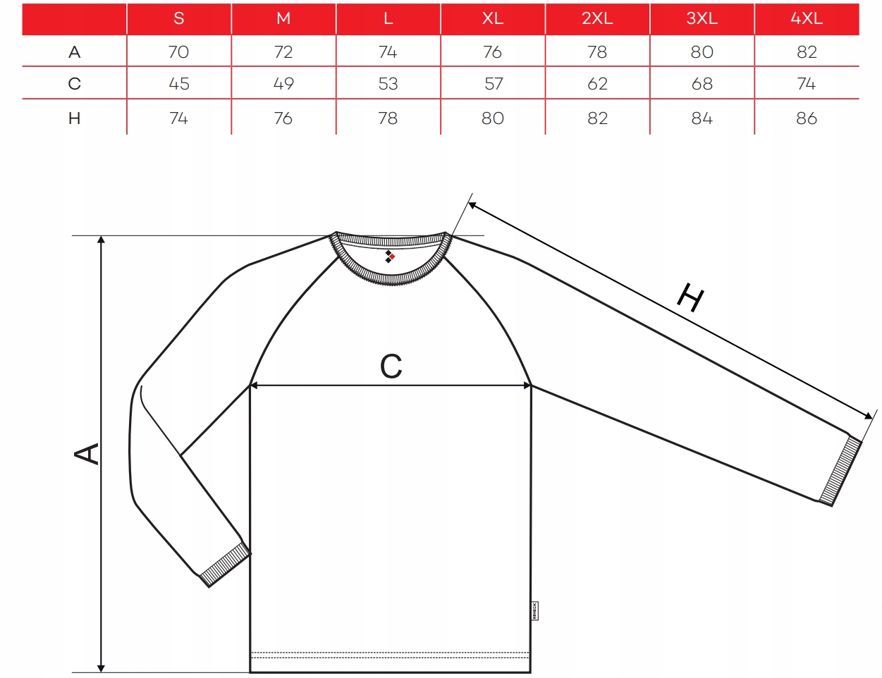 MALFINI RIMECK STREET LS 130 MOCNA SOLIDNA koszulka męska długi rękaw XXL Kolor niebieski