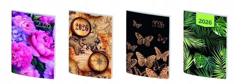 Kalendarz kieszonkowy A7 2026 MOTYLKI