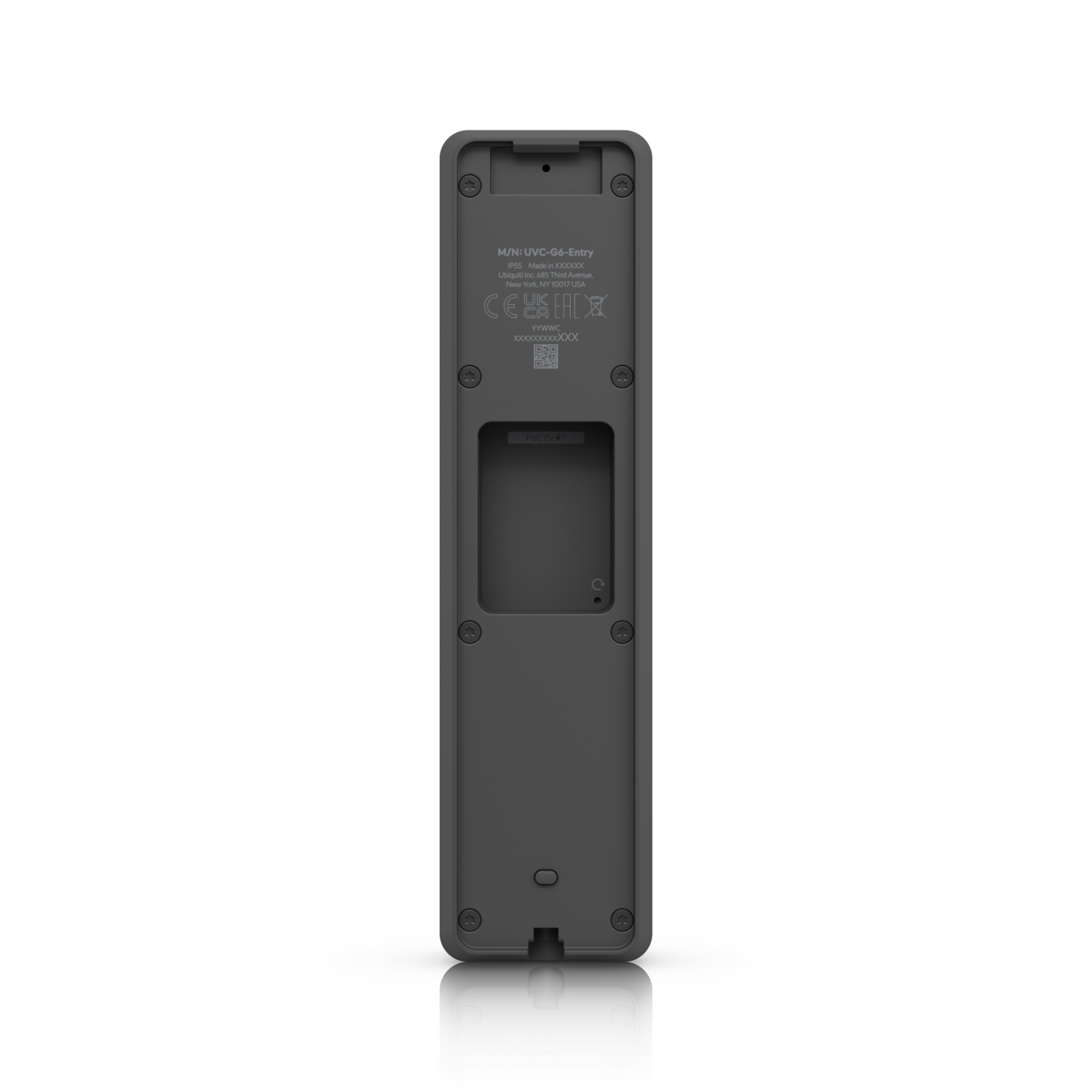 Ubiquiti UVC-G6-Entry All-weather, PoE+ Doorbell with enhanced AI detections, two-way audio, a secondary package camera, and integrated Access Reader capabilities — 14