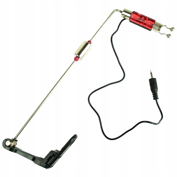 metalowy Swinger Led Karpiowy Regulowany Sygnalizator Brań Czerwony