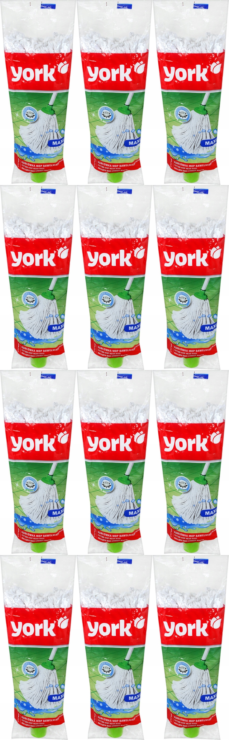 Levně York Koncovka Bavlněný Mop Maxi 12 Ks