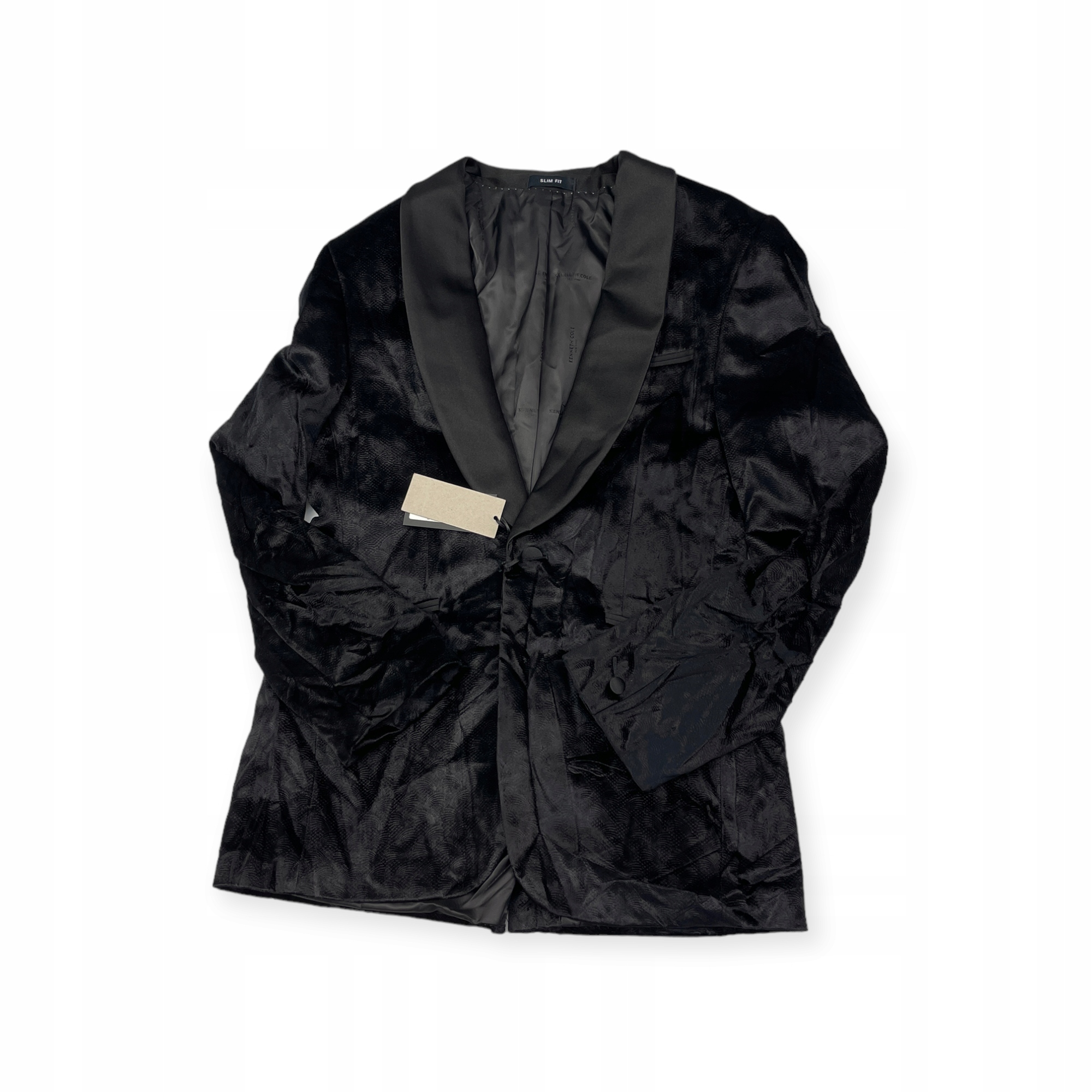 Velurové sako pánské knoflíky Kenneth Cole 38