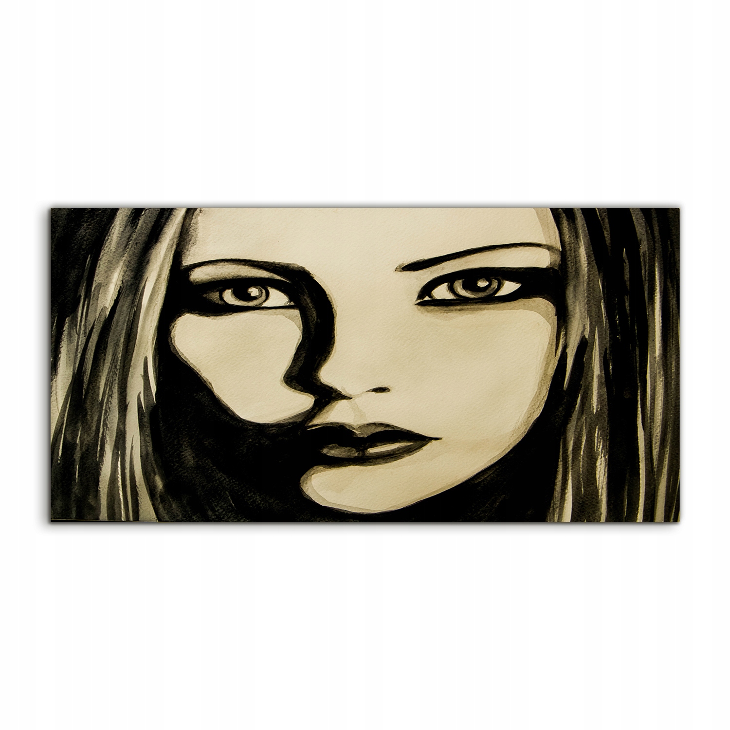 

Obraz 140x70 wiszący Kobieta Portret z nadrukiem