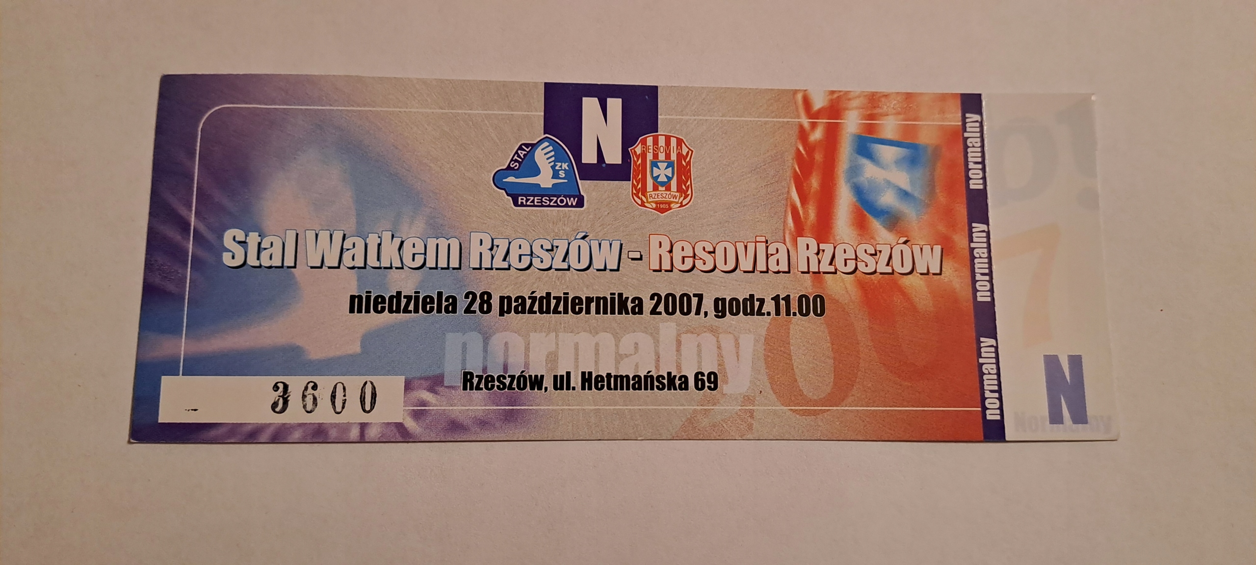 STAL RZESZÓW - RESOVIA RZESZÓW 28-10-2007