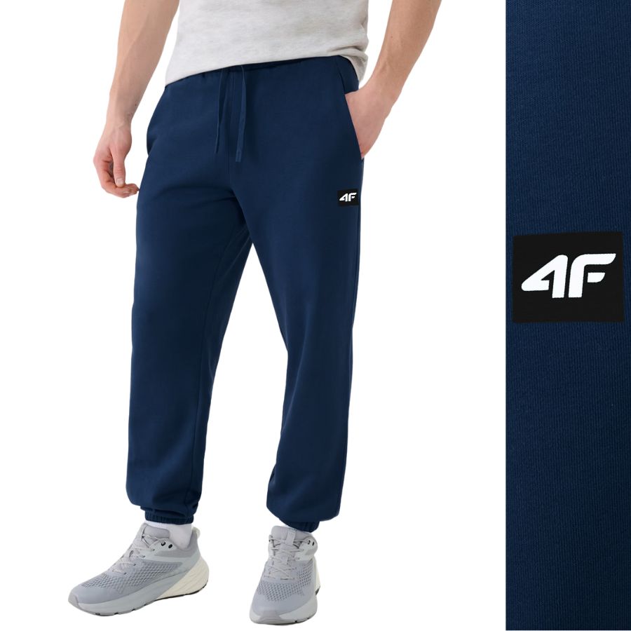 SPODNIE MĘSKIE 4F DRESOWE SPORTOWE JOGGERY DRESY NA CO DZIEŃ