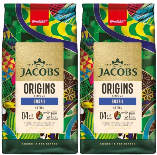 Levně Jacobs Origins Brazil káva 2x1 kg