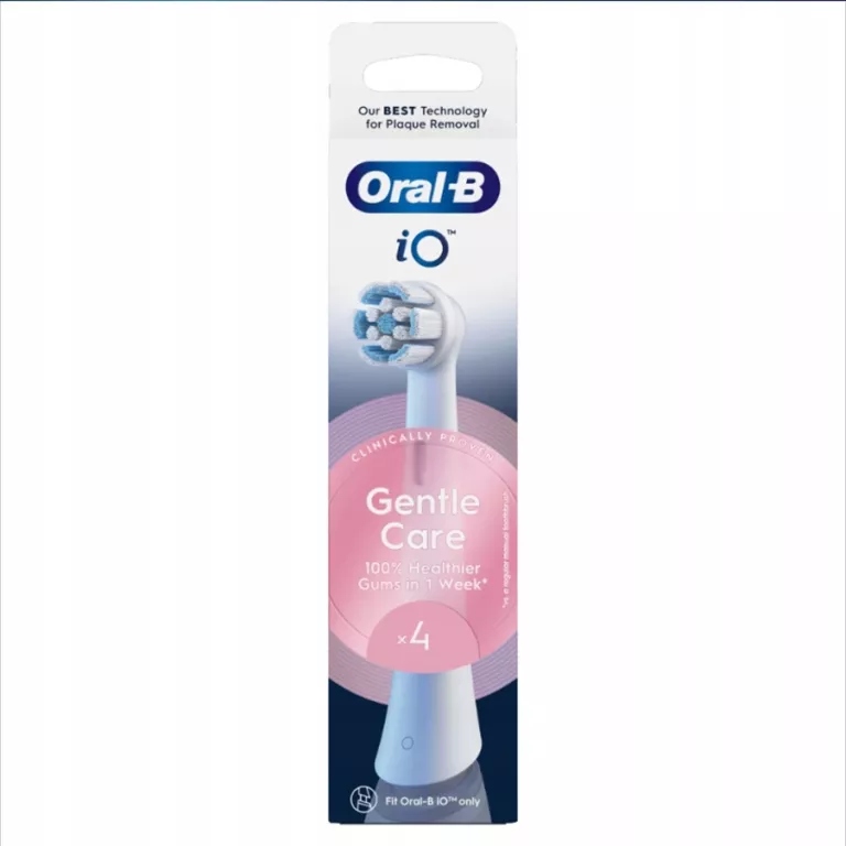 Oral-b Io Gentle Care Oryginalne Końcówki Szczoteczek, 4 Sztuki