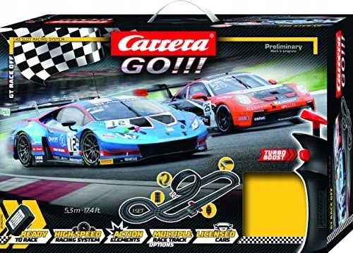 

Tor Go!!! Gt Race Off 5,3m 1/43 Carrera 62550