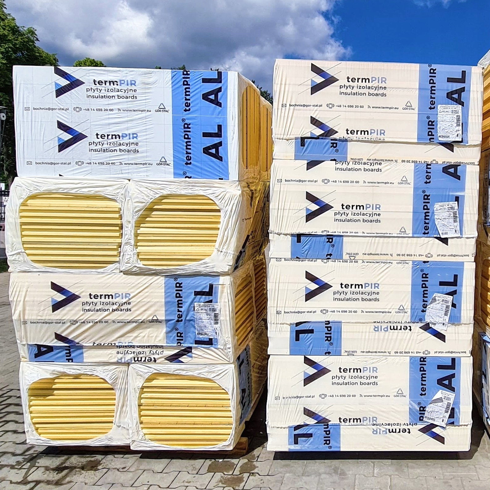 Płyty izolacyjne termPIR 4 cm 12 szt. Górstal ocieplenie izolacja 1 gatunek