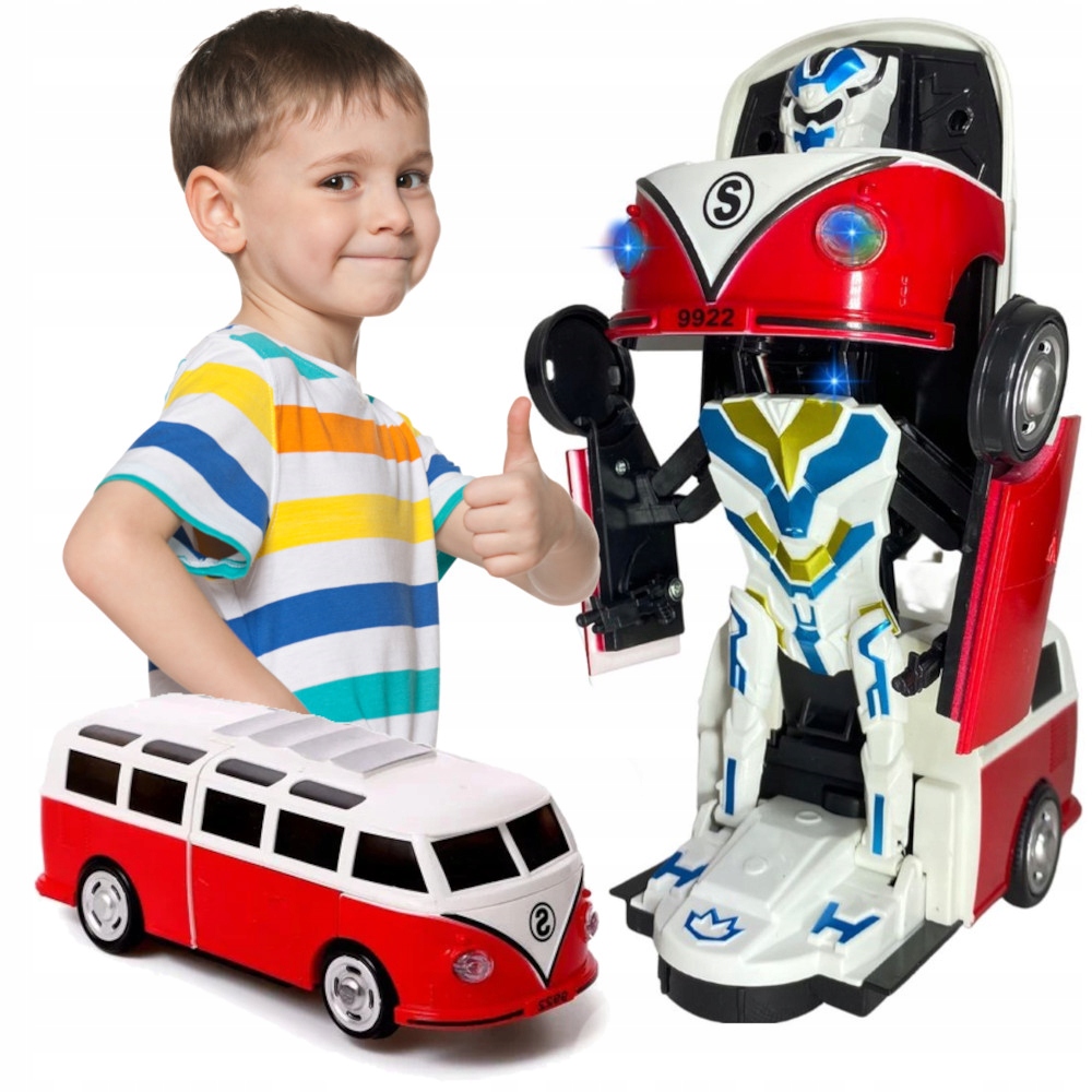 

Autobus Auto Robot Transformacja Światła Dźwięk