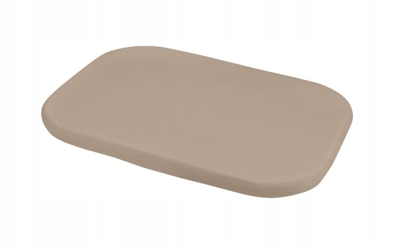 Waldin Prześcieradło bawełniane 93x65 Łóżeczko 5w1 Taupe