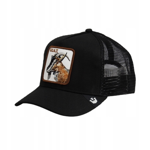 Czapka z daszkiem bejsbolówka Goorin Bros. The Goat Black Koza Trucker