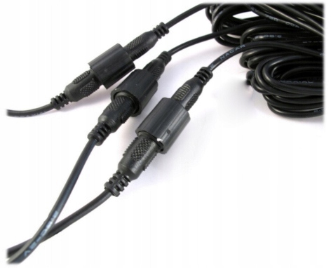 Czujniki parkowania cofania w RAMCE TABLICY REJESTRACYJNEJ złącza serwisowe Napięcie zasilania 12 V