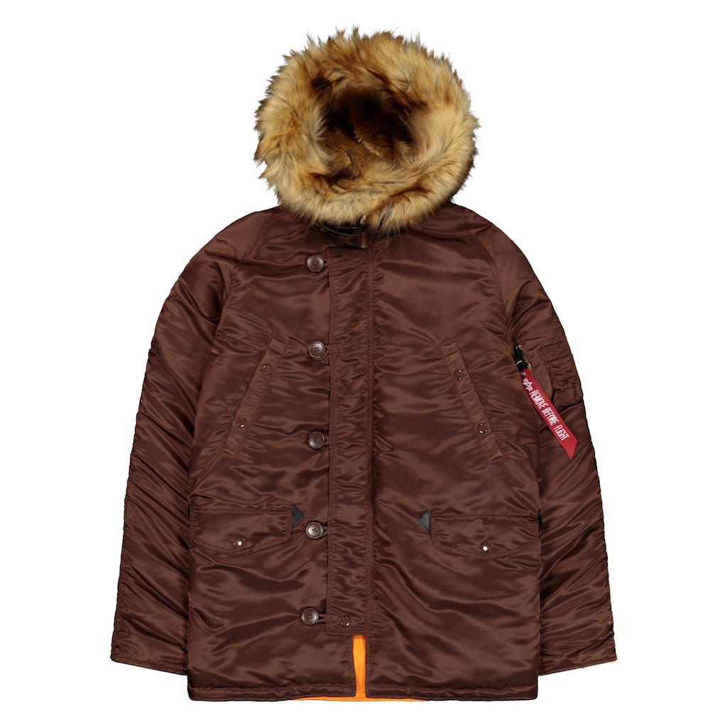 Zimní bunda parka s kapucí pánská Alpha Industries N3B Vf 59 Fitted S