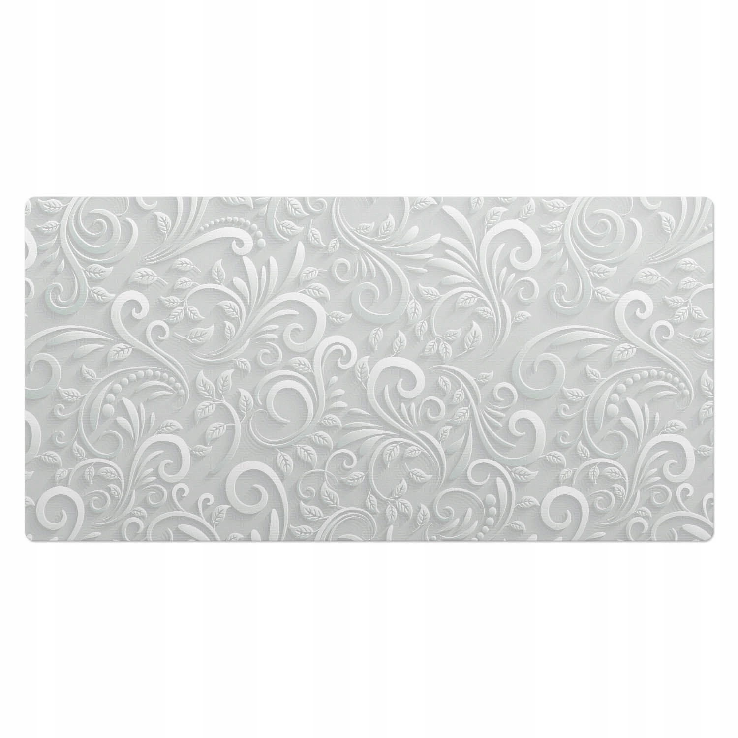 Herní podložka s potiskem na stůl Stylový ornament s listy 100 x 50 cm