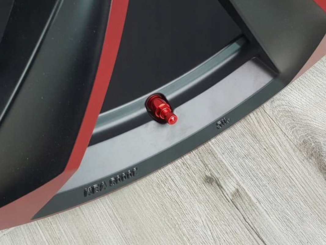 ZAWORY WENTYLE DO KÓŁ ALUMINIOWE CZERWONE X1 4szt. Zastosowanie opony bezdętkowe