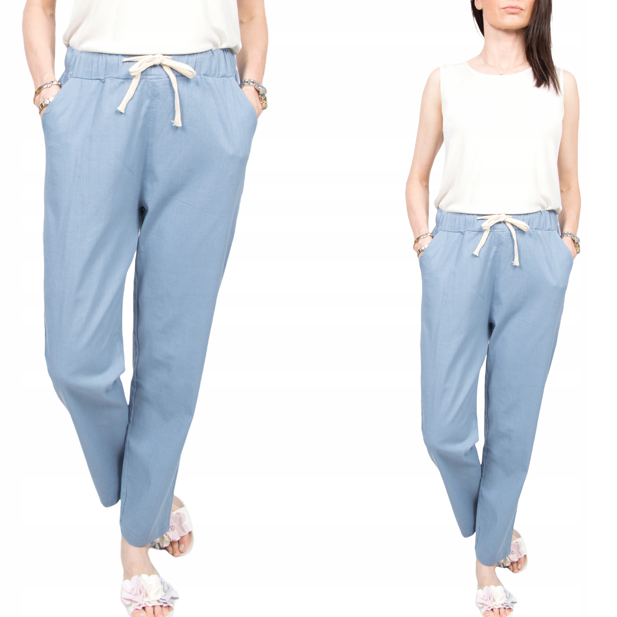 

N9295 Bawełniane Damskie Spodnie roz.XXL/3XL