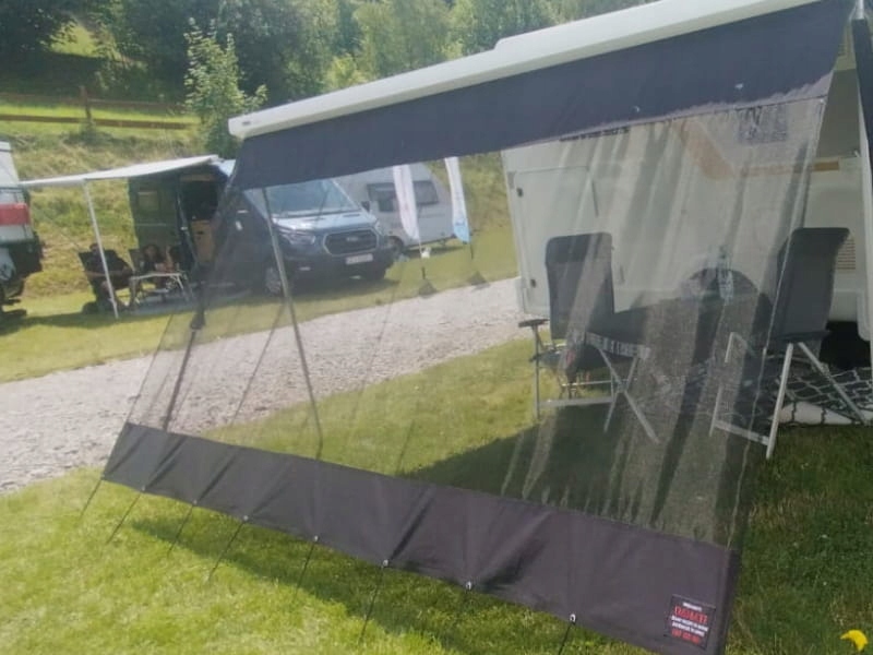 Zacieniacz ścianka przednia Sun Blocker 380 do markiz Thule Fiamma czarny Marka Inna