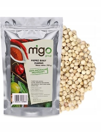 3x MIGOgroup, Pepř bílý a zrno (250 g) – MIGOgroup