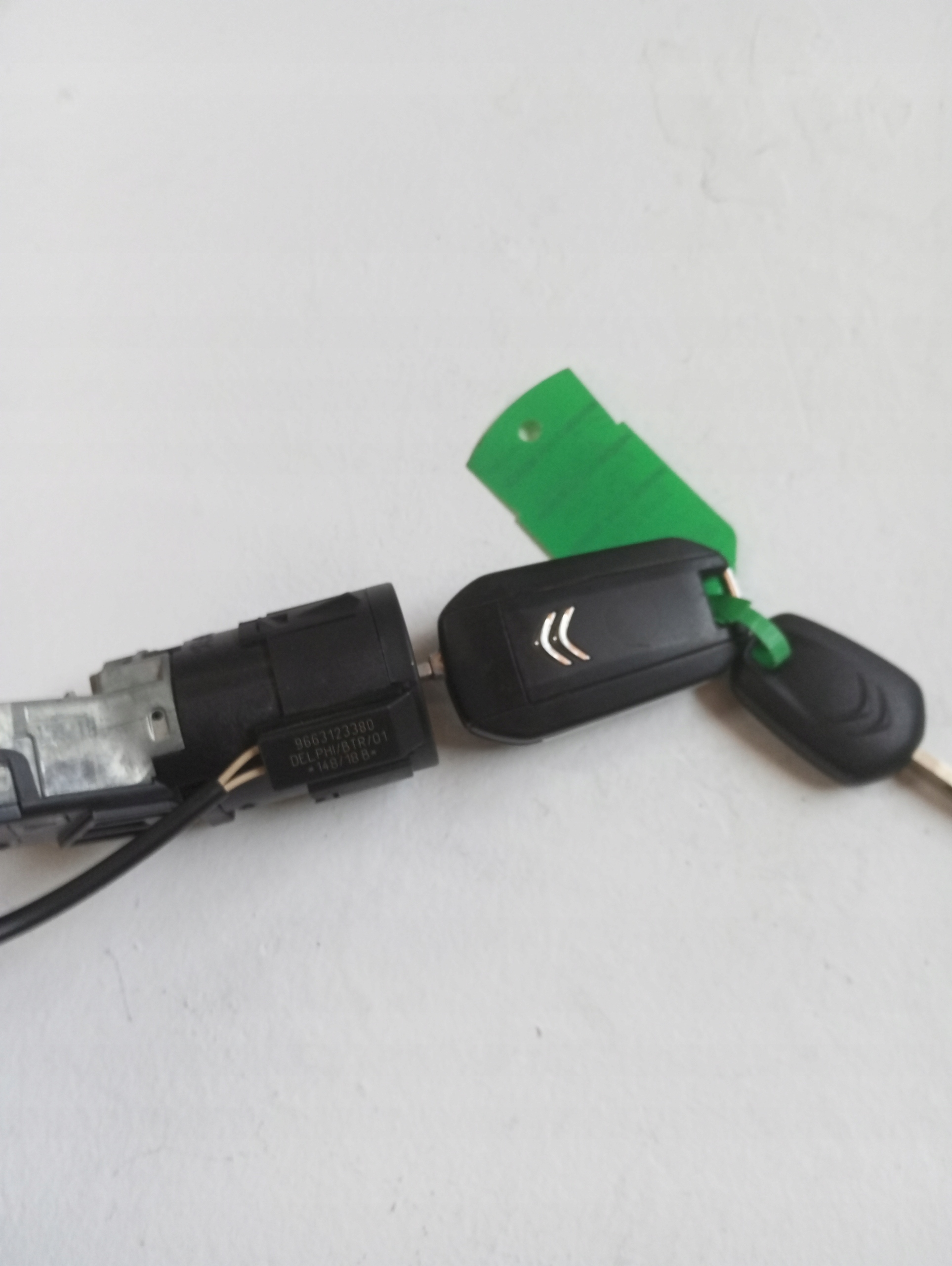 ignition key CITROEN C3 AIRCROSS 9663123380