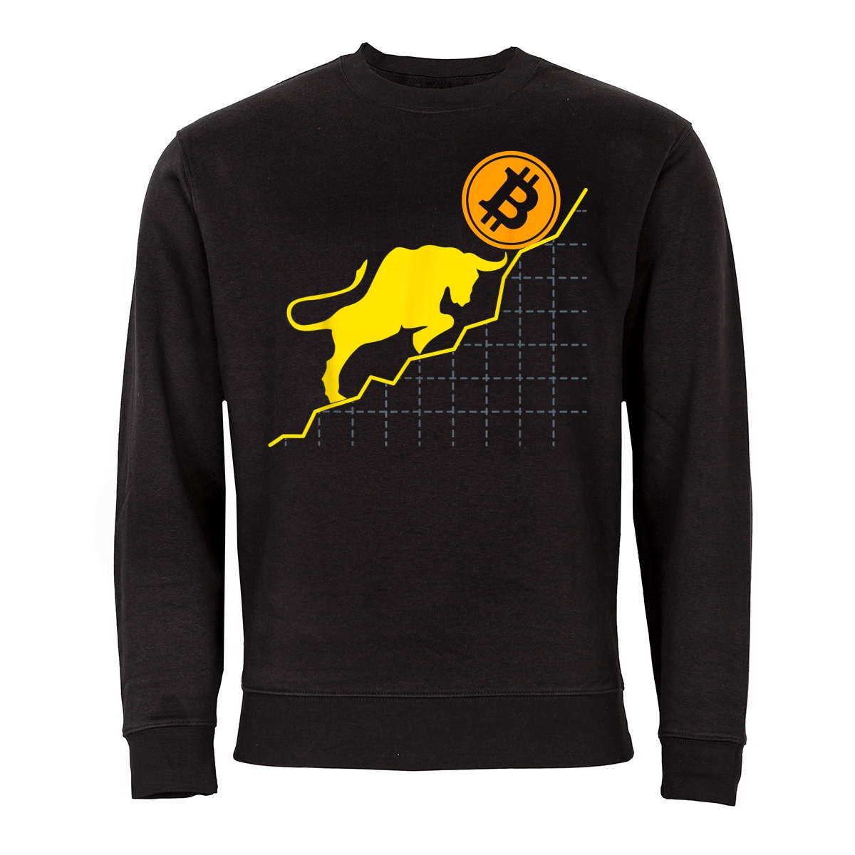 

Męska Bluza Z Nadrukiem Bitcoin Kryptowaluty