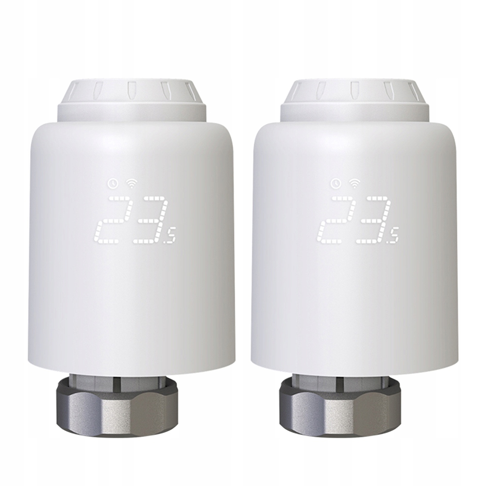 Inteligentní 2X Termostatická Hlavice Trv Tuya Zigbee