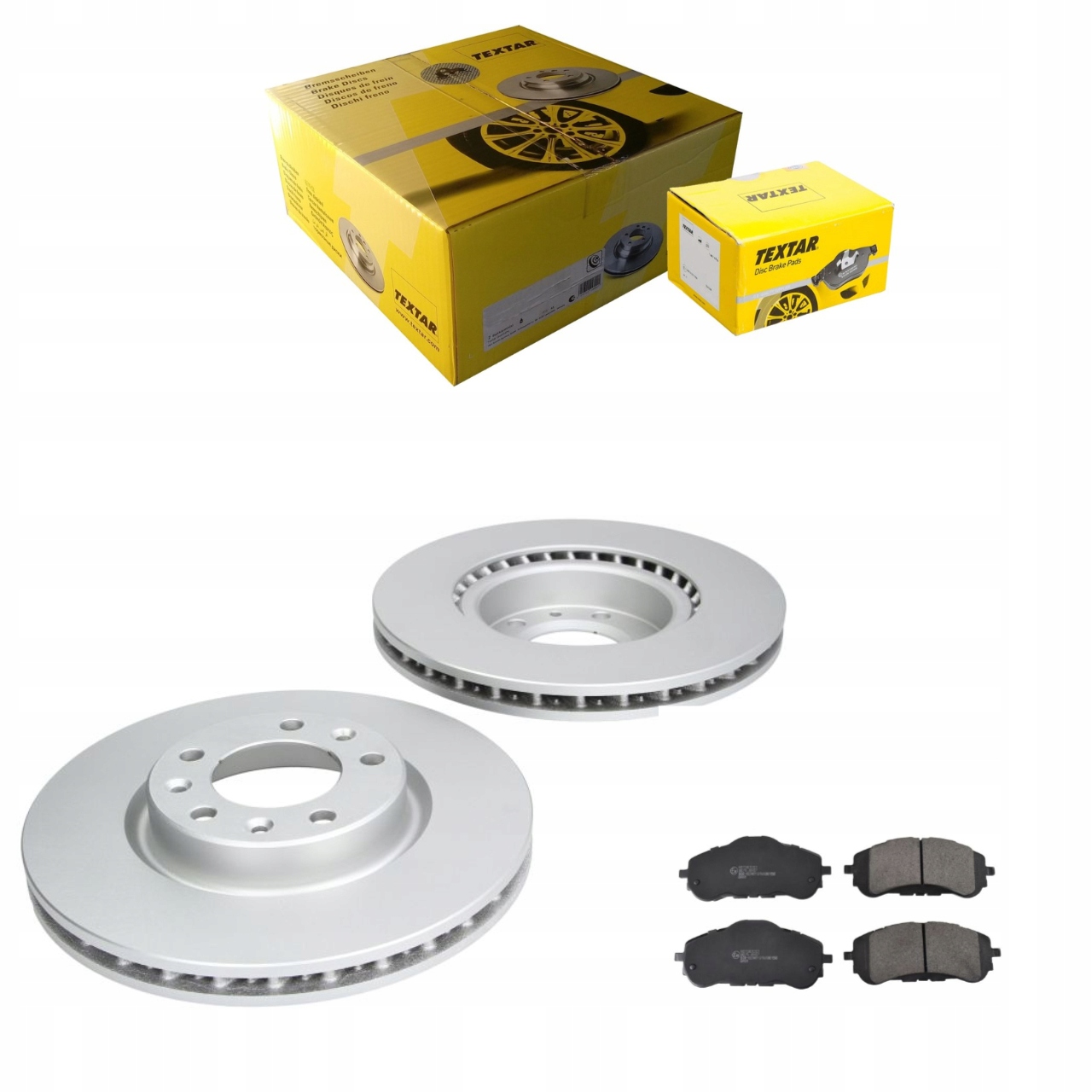 2× Textar 92267903 Диск тормозной + TEXTAR 2589501 КОЛОДКИ ТОРМОЗНОЕ ПЕРЕД