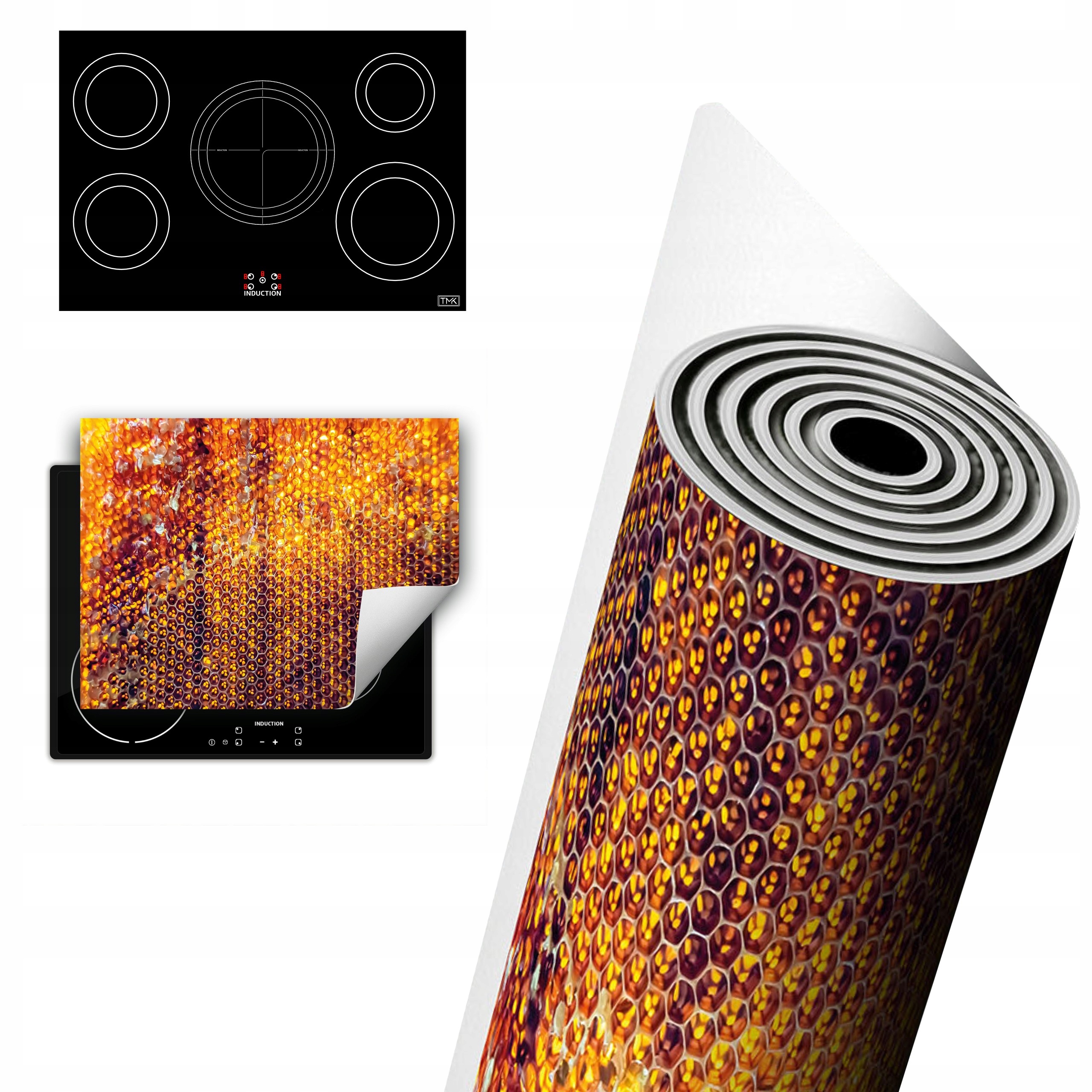 Vinylová Ochrana Na Indukci Desky 80x52 med