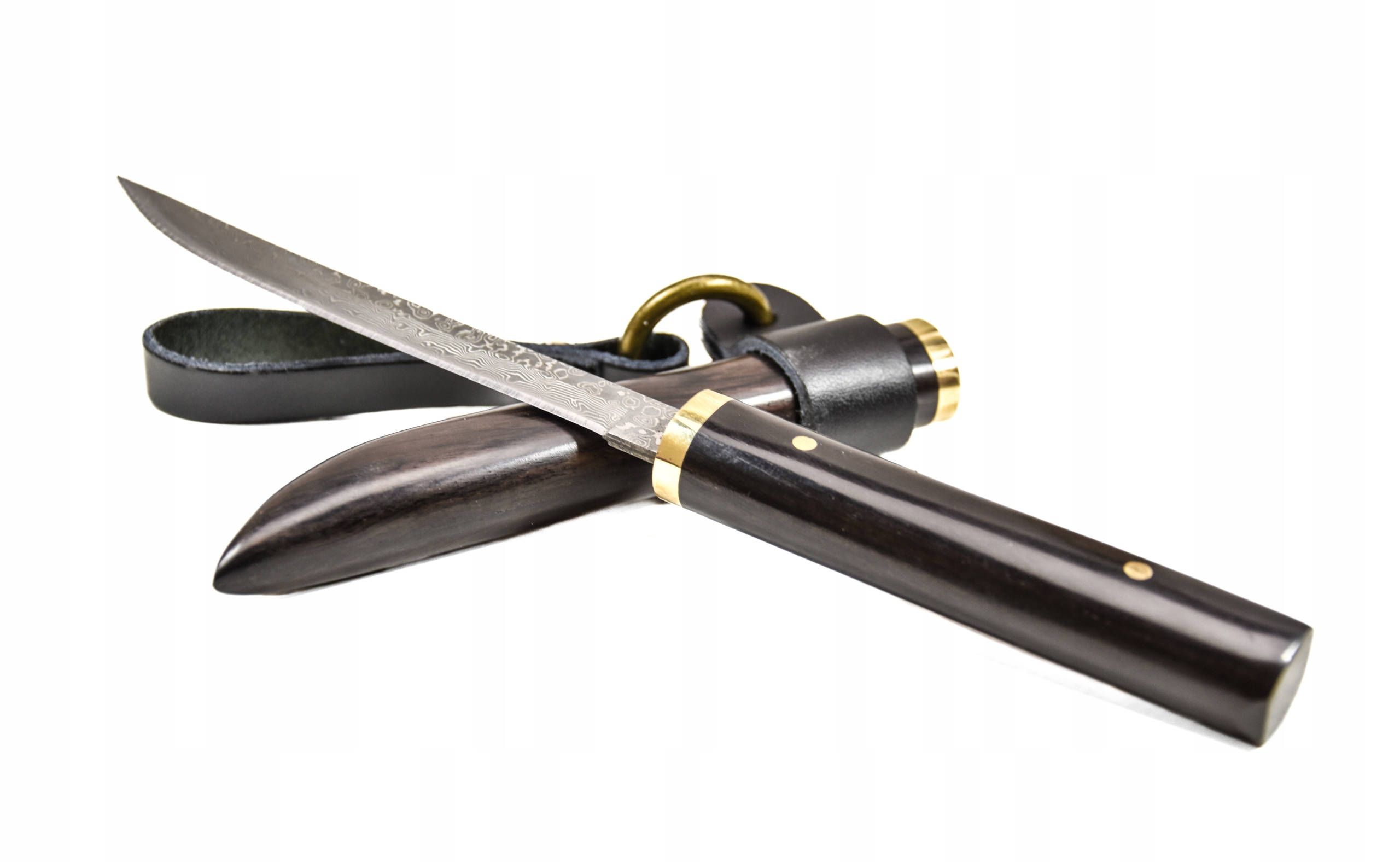 Meč Nůž Mini Samuraj Katana Pouzdro Dřevo Dárek