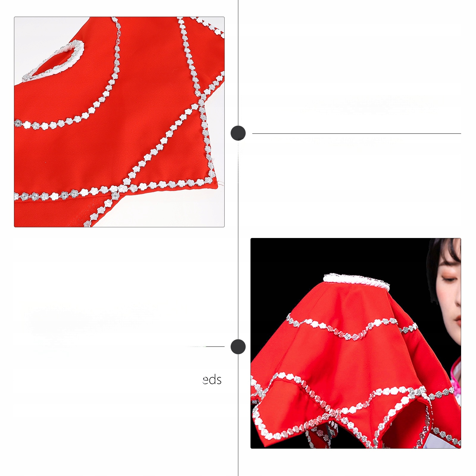 DECOR SWIVEL HANDKERCHIEF CHINESE DANCE TOWEL