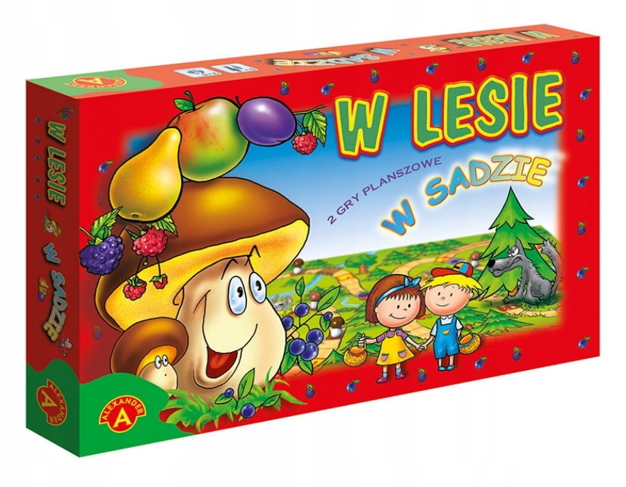 GRA PLANSZOWA 2W1 W LESIE W SADZIE ALEXANDER EAN (GTIN) 5906018000528