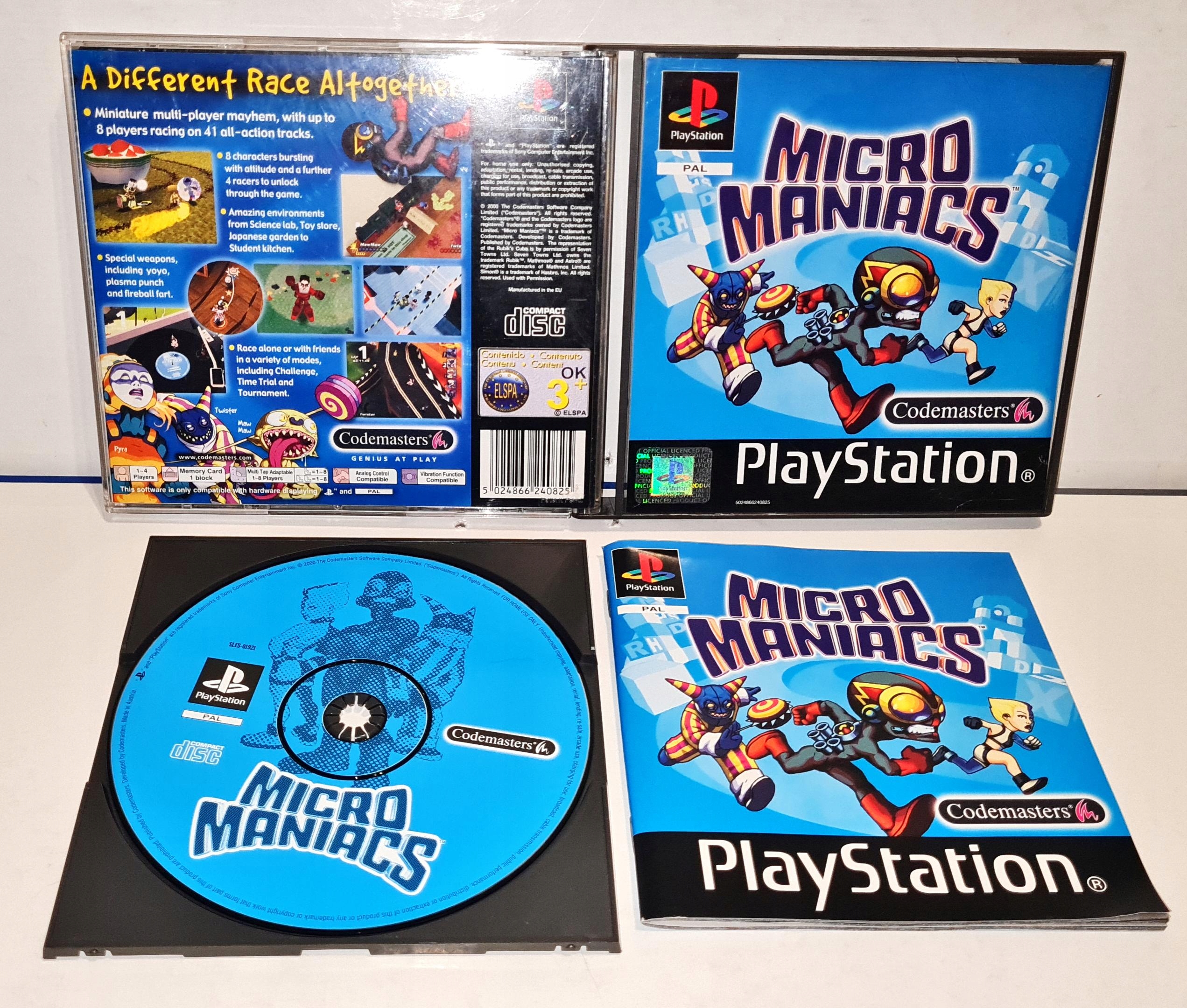 Micro Maniacs PSX 3XA PŁYTA BDB