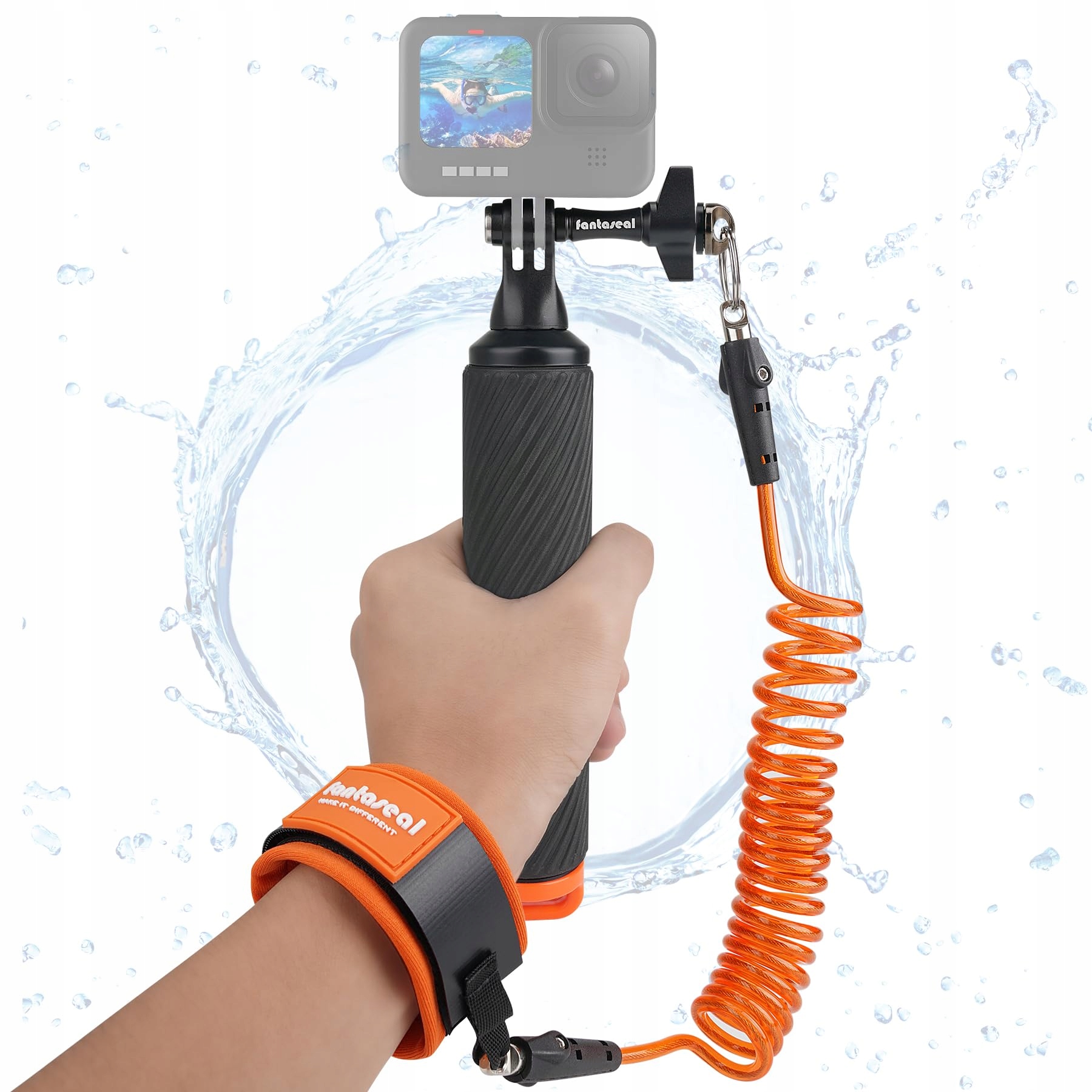 GOPRO Uchwyt Pływający Do Kamery Akcji Nurkowanie Surfing Kajakarstwo — miniatura 2